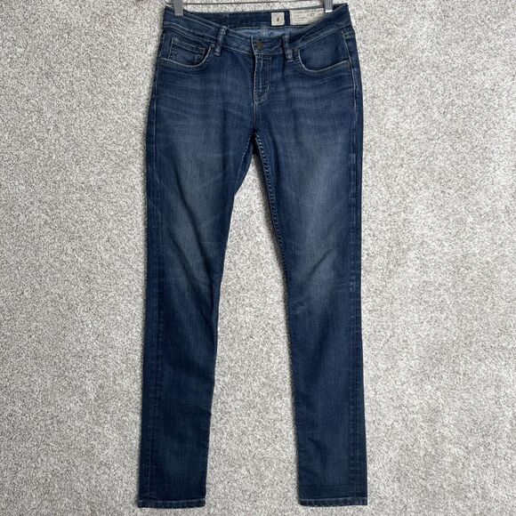 ALLSAINTS Spitalfields Low Rise Skinny Jeans Womens 27 Dark Blue Wash‎ - Picture 1 of 14